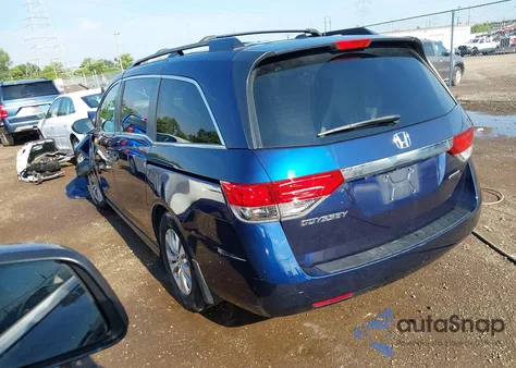 2016 Honda Odyssey Se from USA, damaged, VIN 5FNRL5H32GB134062